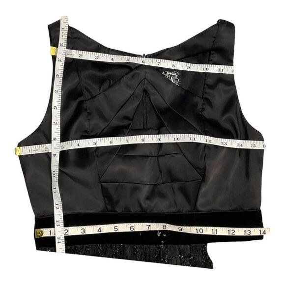 JAX Women’s Black  Evening Gown Maxi Dress. Size 4. - Picture 11 of 12